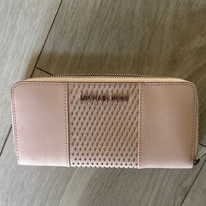 Michael Kors Blush Pink Studded Wallet